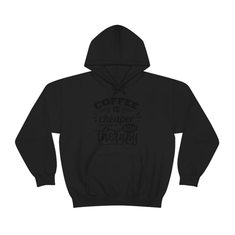 Unisex Heavy Blend™ Hooded Sweatshirt "Coffee is Cheaper than Therapy"