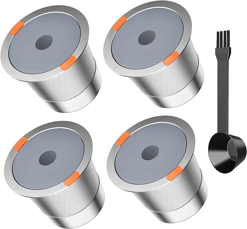 Reusable K Cup Coffee Filters,Universal Stainless Steel Refillable K Cups Filter Use for Keurig 2.0 and 1.0 Coffee Makers-Brewers (1Pack)